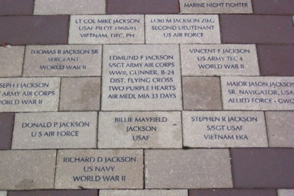 TIPP CITY VETERANS MEMORIAL BRICKS