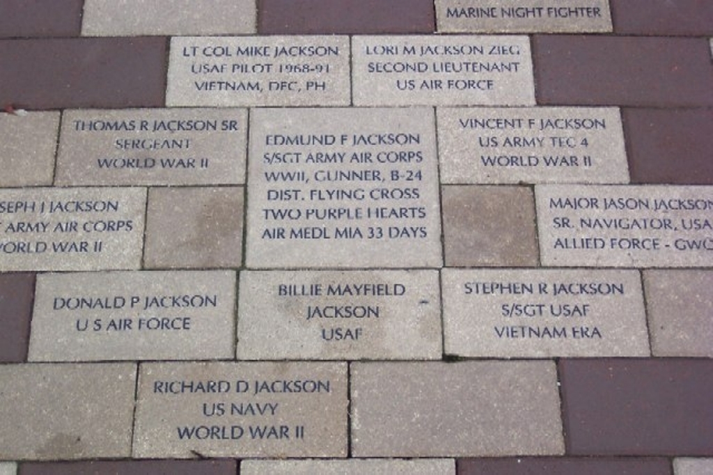 TIPP CITY VETERANS MEMORIAL BRICKS