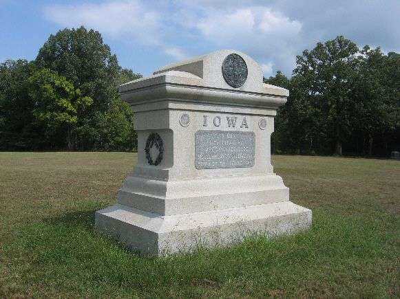 11TH IOWA INFANTRY REGIMENT AT SHILOH MEMORIAL