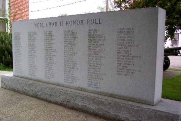 WALDO TOWNSHIP WAR VETERANS MEMORIAL WALL BACK