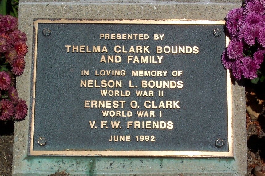 FAIRMOUNT CEMETERY ALL VETERANS MEMORIAL PLAQUE