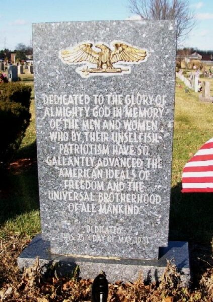 BLENDON TOWNSHIP WAR MEMORIAL STONE A