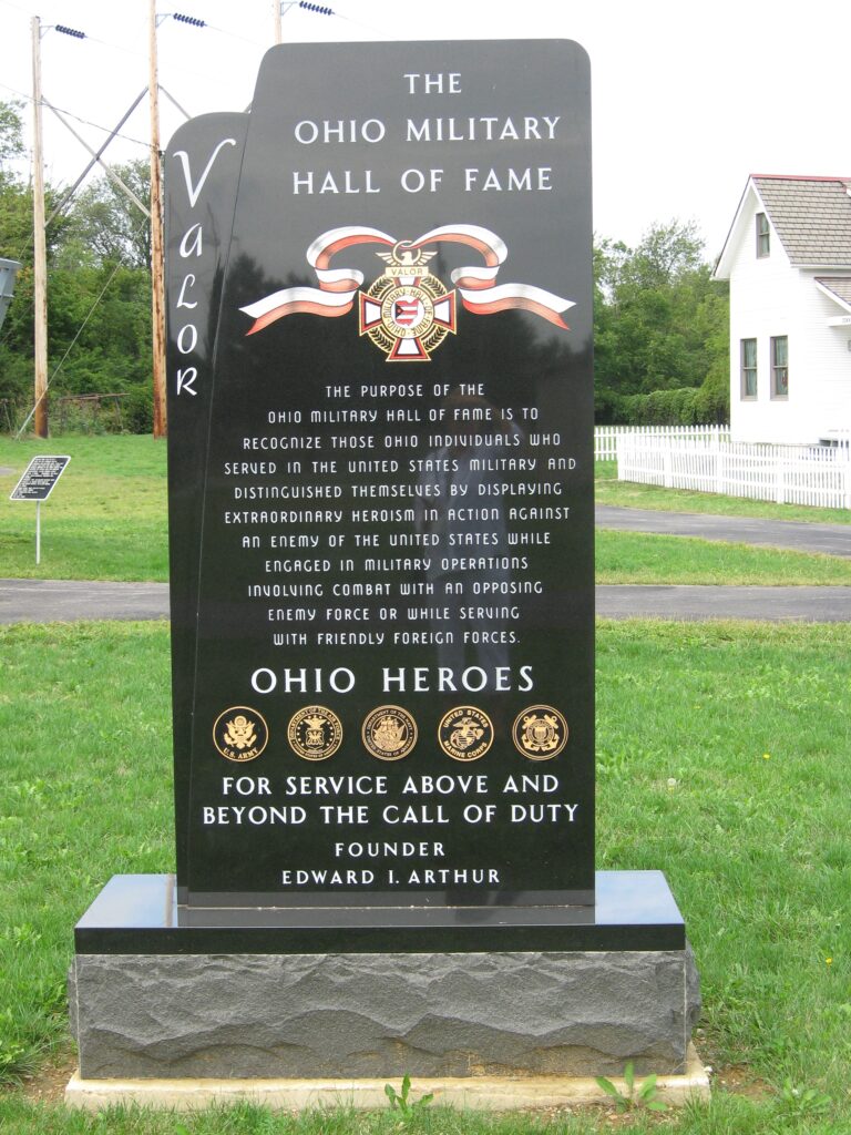 THE OHIO MILITARY HALL OF FAME MEMORIAL