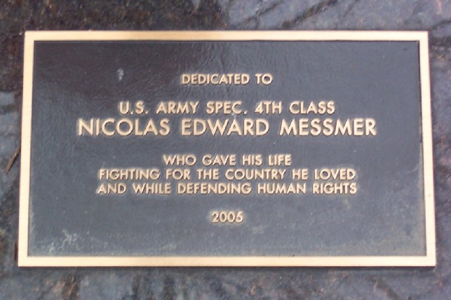 GAHANNA VETERANS MEMORIAL PLAQUE C