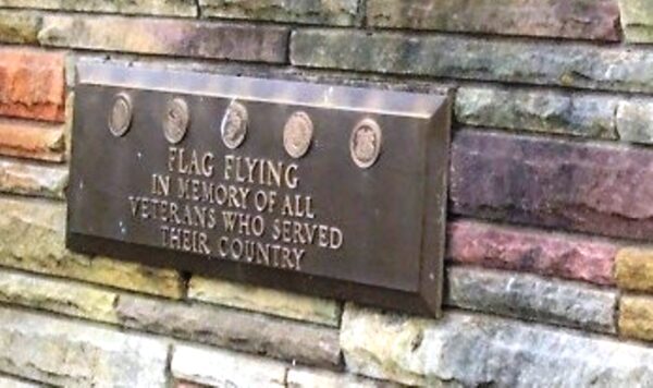 FLORAL HILLS MEMORY GARDENS MEMORIAL FLAGPOLES PLAQUE B