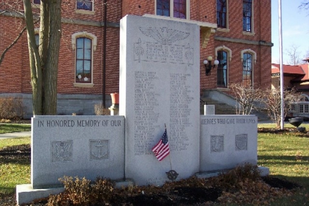 DELAWARE COUNTY WORLD WAR II MEMORIAL