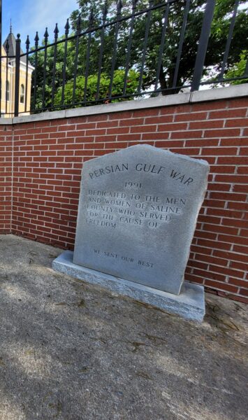 SALINE COUNTY PERSIAN GULF WAR MEMORIAL