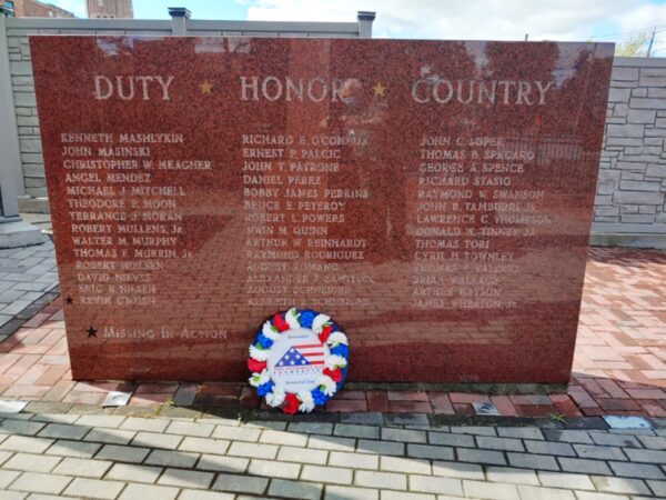 VVA CHAPTER 421 WAR MEMORIAL RIGHT WALL