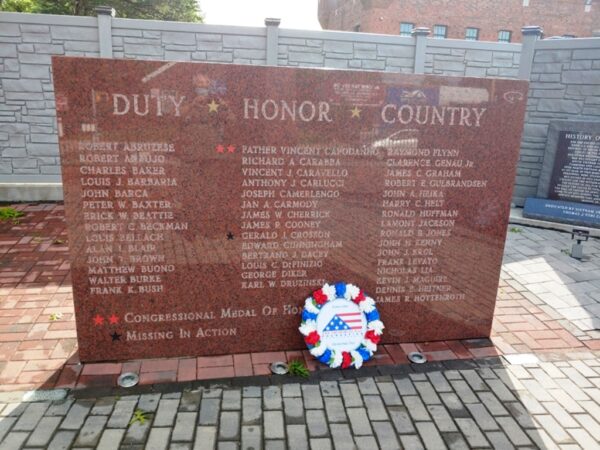 VVA CHAPTER 421 WAR MEMORIAL LEFT WALL