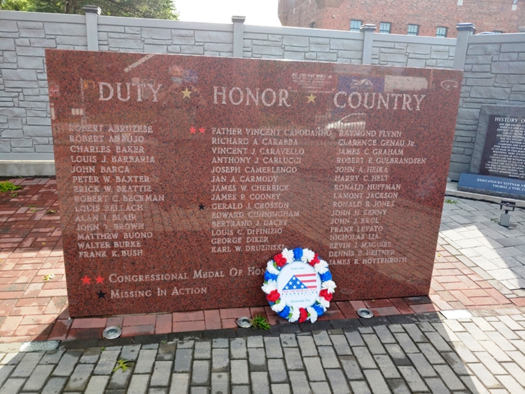 VVA CHAPTER 421 WAR MEMORIAL LEFT WALL