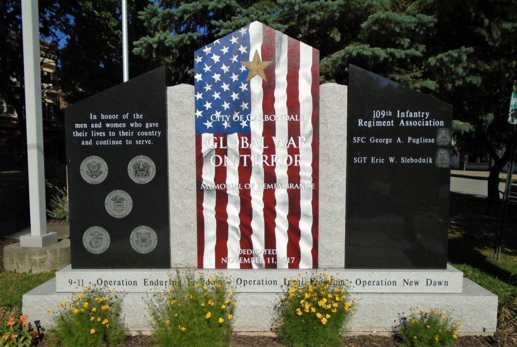 CITY OF CARBONDALE GLOBAL WAR ON TERROR MEMORIAL