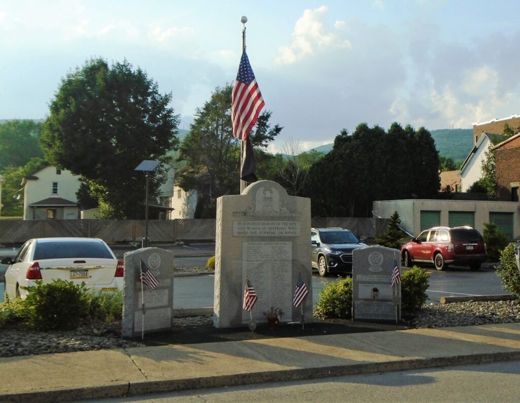 OLYPHANT SUPREME SACRIFICE WAR MEMORIAL