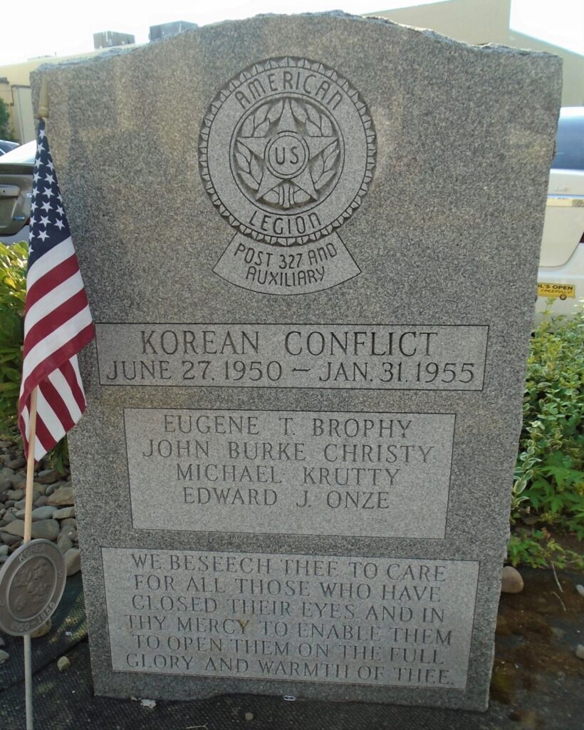 OLYPHANT SUPREME SACRIFICE WAR MEMORIAL LEFT STONE