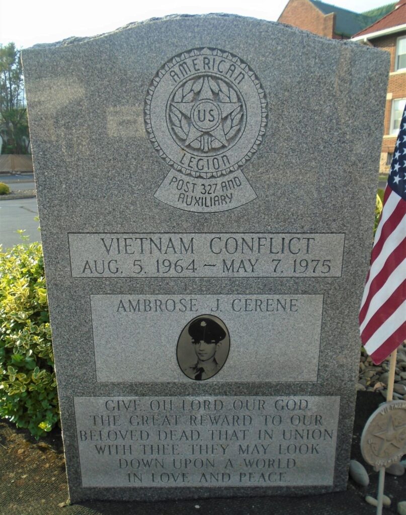 OLYPHANT SUPREME SACRIFICE WAR MEMORIAL RIGHT STONE