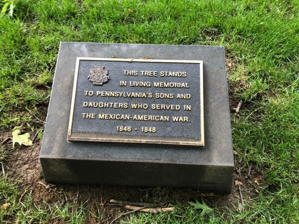 PENNSYLVANIA SOLDIERS AND SAILORS GROVE MEMORIAL TREE PLAQUE D