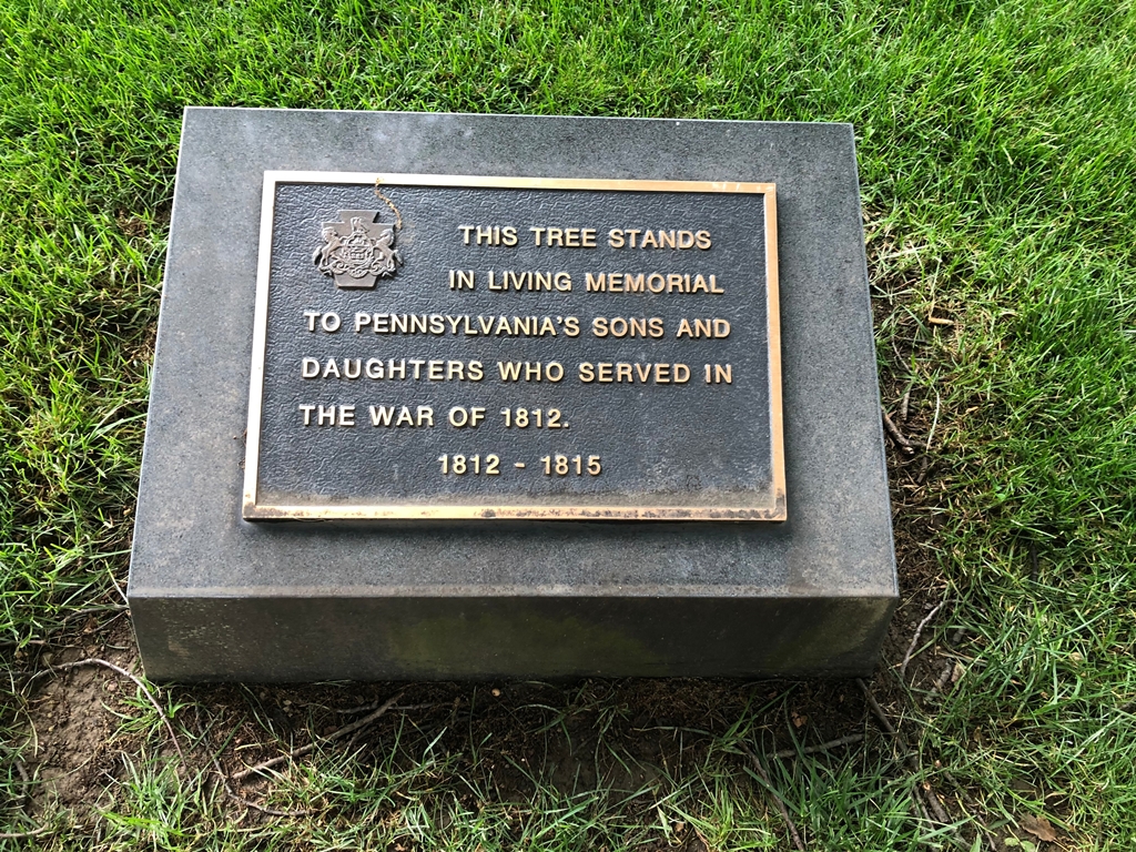 PENNSYLVANIA SOLDIERS AND SAILORS GROVE MEMORIAL TREE PLAQUE C