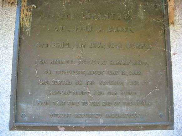 6TH IOWA INFANTRY AT VICKSBURG MEMORIAL