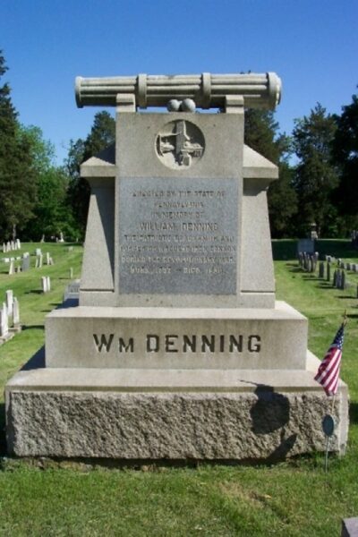 WILLIAM DENNING REVOLUTIONARY WAR CANNON MEMORIAL