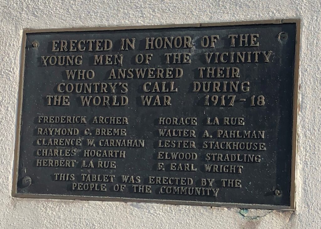 BRISTOL TOWNSHIP WORLD WAR MEMORIAL PLAQUE