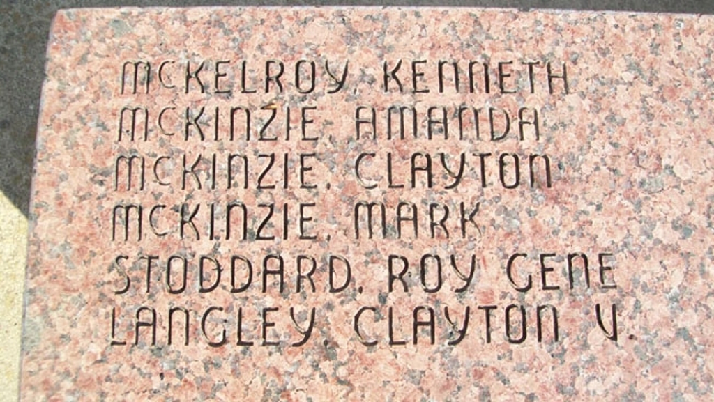 DEPEW COMMUNITY VETERANS MEMORIAL HONOR ROLL STONES W