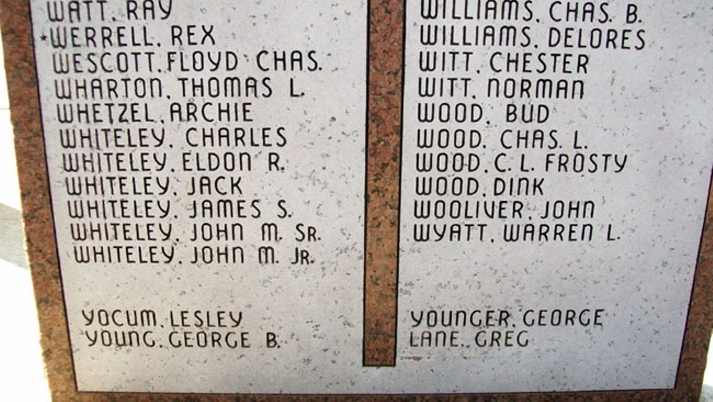 DEPEW COMMUNITY VETERANS MEMORIAL HONOR ROLL STONES V