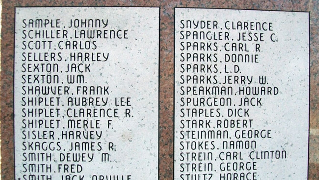 DEPEW COMMUNITY VETERANS MEMORIAL HONOR ROLL STONES R