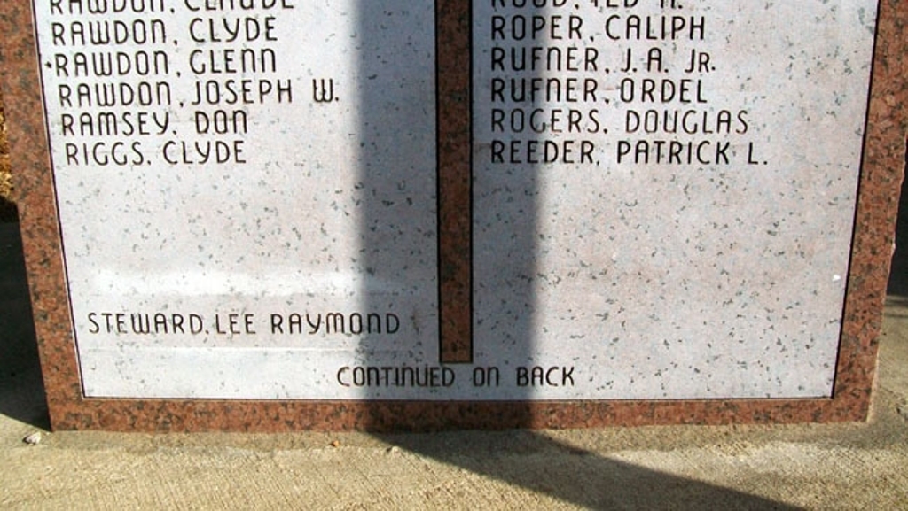DEPEW COMMUNITY VETERANS MEMORIAL HONOR ROLL STONES Q