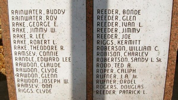 DEPEW COMMUNITY VETERANS MEMORIAL HONOR ROLL STONES P
