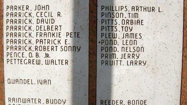 DEPEW COMMUNITY VETERANS MEMORIAL HONOR ROLL STONES O