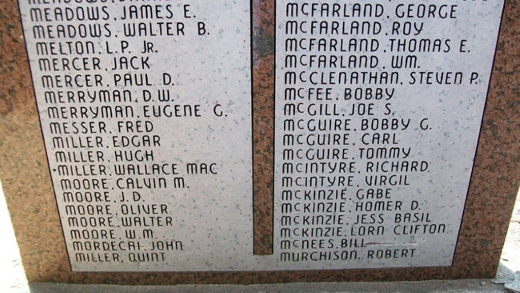 DEPEW COMMUNITY VETERANS MEMORIAL HONOR ROLL STONES L