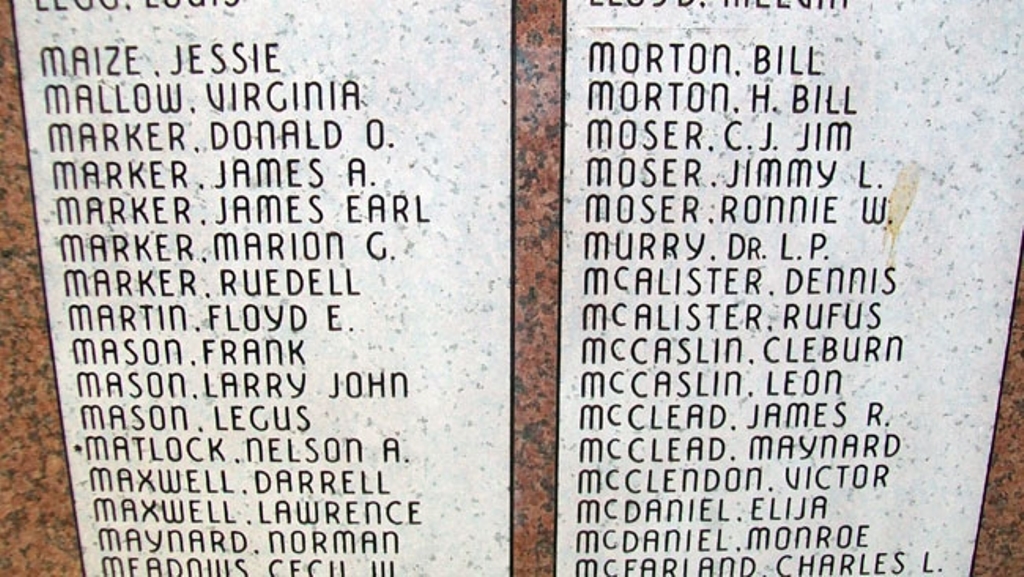 DEPEW COMMUNITY VETERANS MEMORIAL HONOR ROLL STONES K