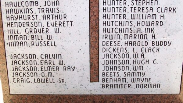 DEPEW COMMUNITY VETERANS MEMORIAL HONOR ROLL STONES I
