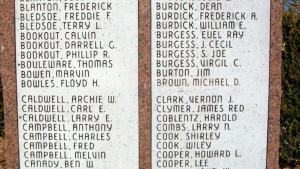 DEPEW COMMUNITY VETERANS MEMORIAL HONOR ROLL STONES C