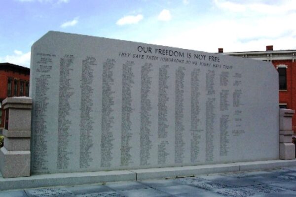 UNION COUNTY VETERANS MONUMENT HONOR ROLL WALL