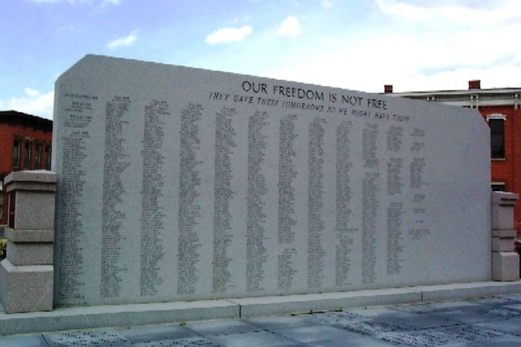 UNION COUNTY VETERANS MONUMENT HONOR ROLL WALL