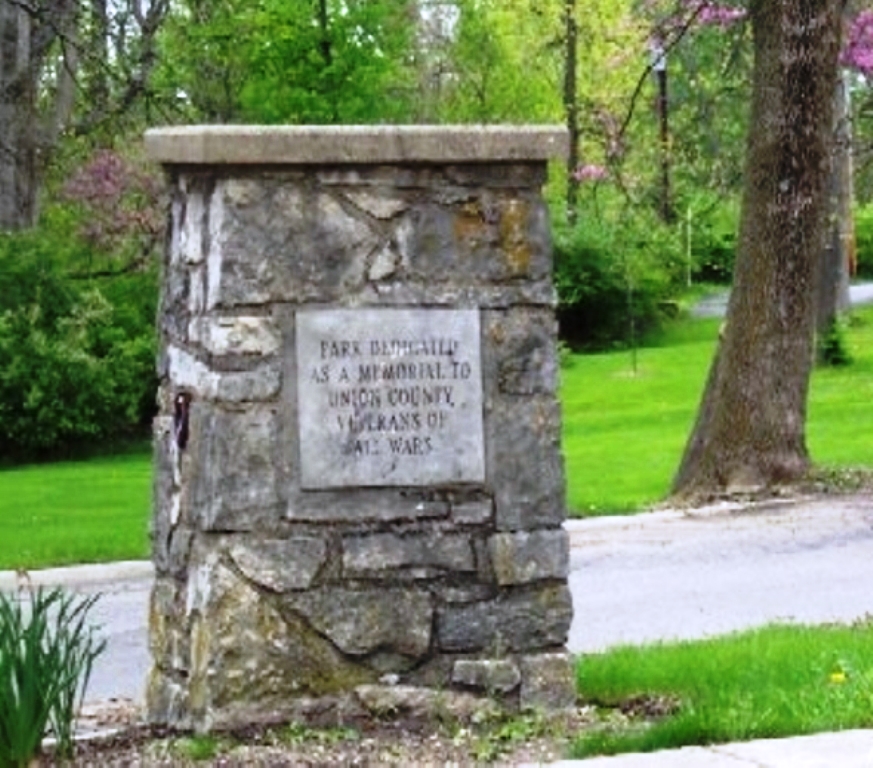UNION COUNTY VETERANS OF ALL WARS MEMORIAL PARK STONE A