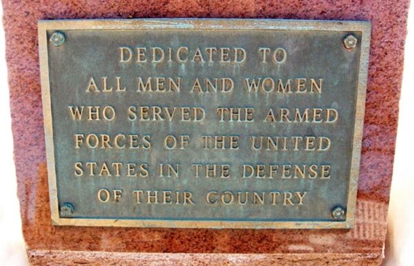 SHELBY COUNTY VETERANS MEMORIAL PLAQUE