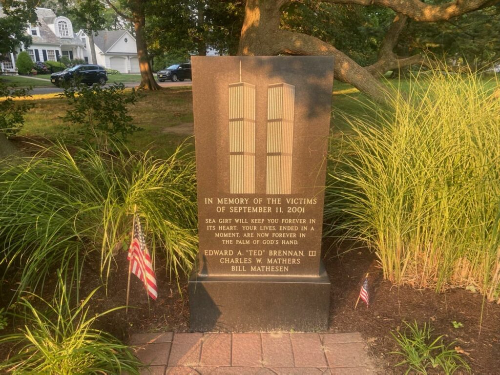 SEA GIRT SEPTEMBER 11, 2001 WAR MEMORIAL