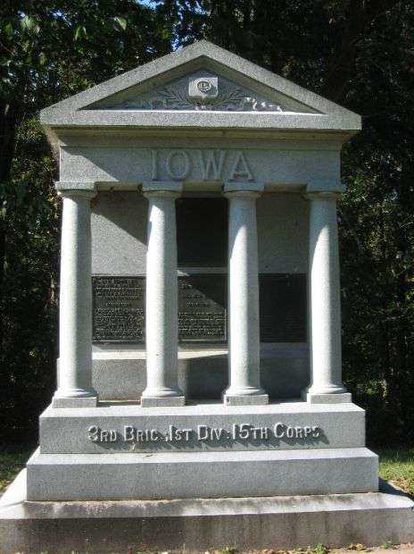 3RD BRIG, 1ST DIV, 15TH CORPS AT VICKSBURG MEMORIAL