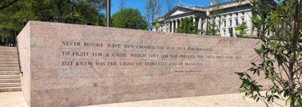 NATIONAL WORLD WAR I MEMORIAL STONE B