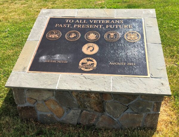 TOWN OF TOWNSEND ALL VETERANS MEMORIAL PLAQUE