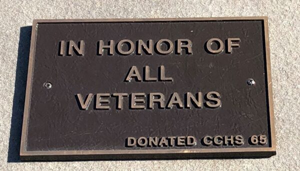 WILMINGTON ALL VETERANS MEMORIAL PLAQUE