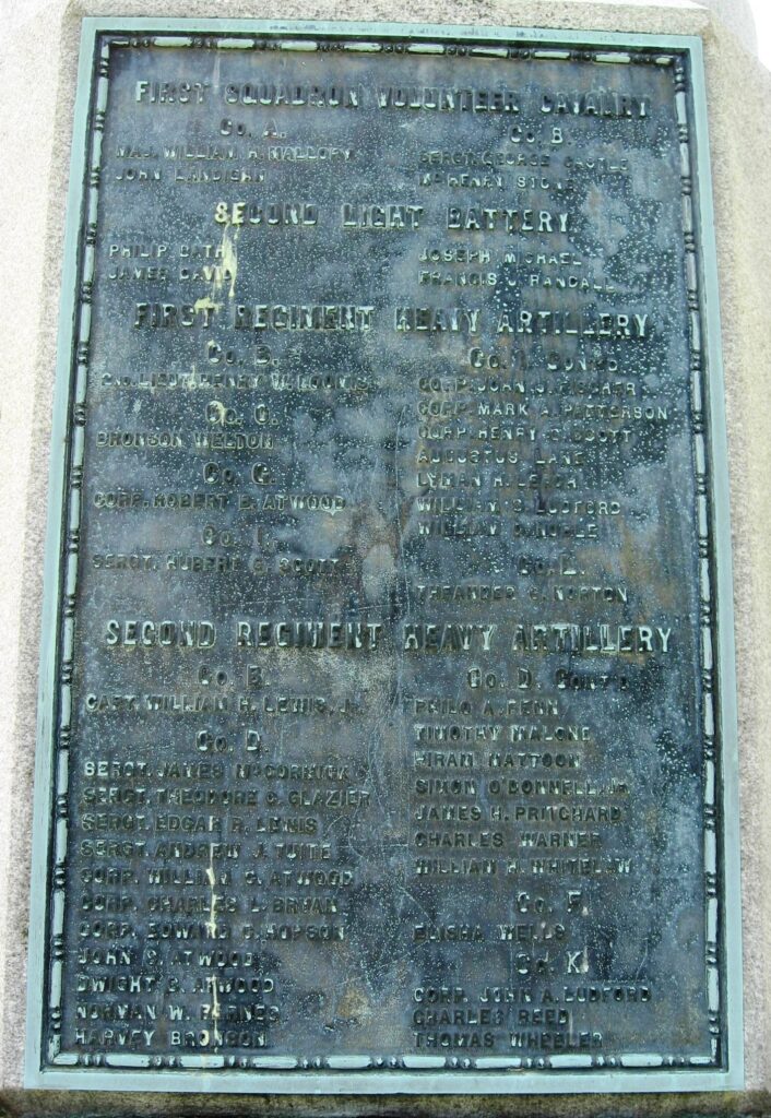 WATERTOWN CIVIL WAR MEMORIAL PLAQUE D