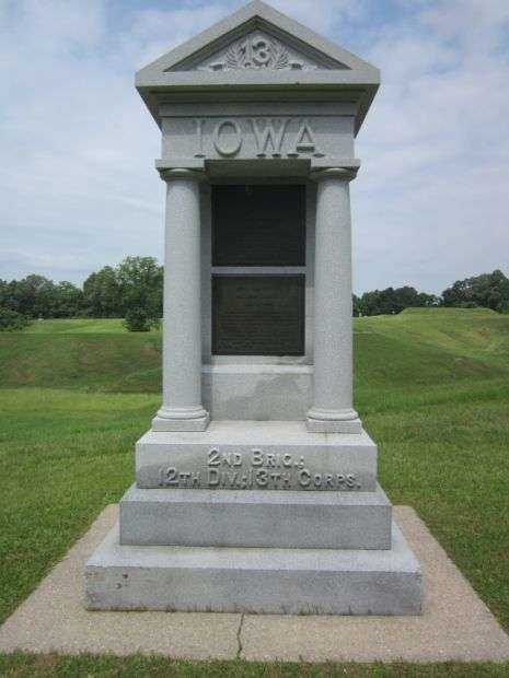 2ND BRIG, 12TH DIV, 13TH CORPS AT VICKSBURG MEMORIAL