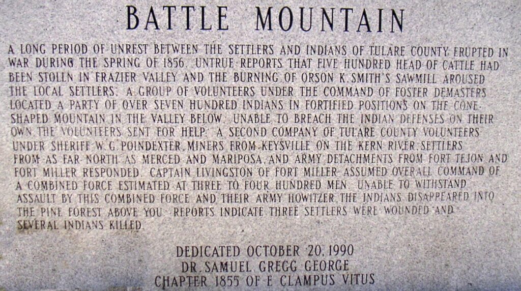 BATTLE MOUNTAIN MEMORIAL STONE