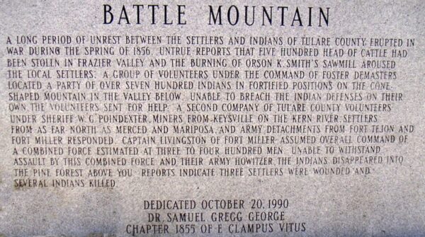 BATTLE MOUNTAIN MEMORIAL STONE