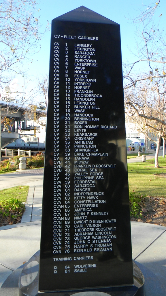 UNITED STATES AIRCRAFT CARRIER MEMORIAL SIDE C