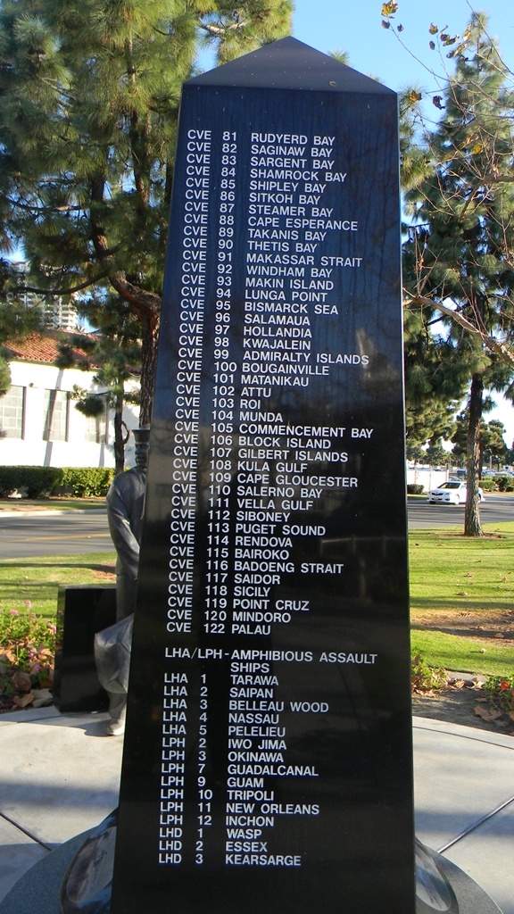 UNITED STATES AIRCRAFT CARRIER MEMORIAL SIDE B