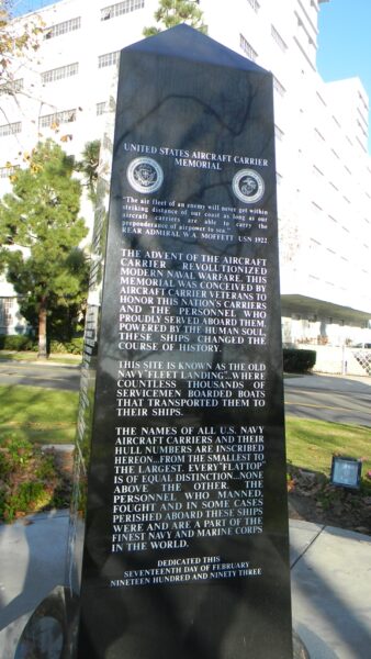UNITED STATES AIRCRAFT CARRIER MEMORIAL SIDE A