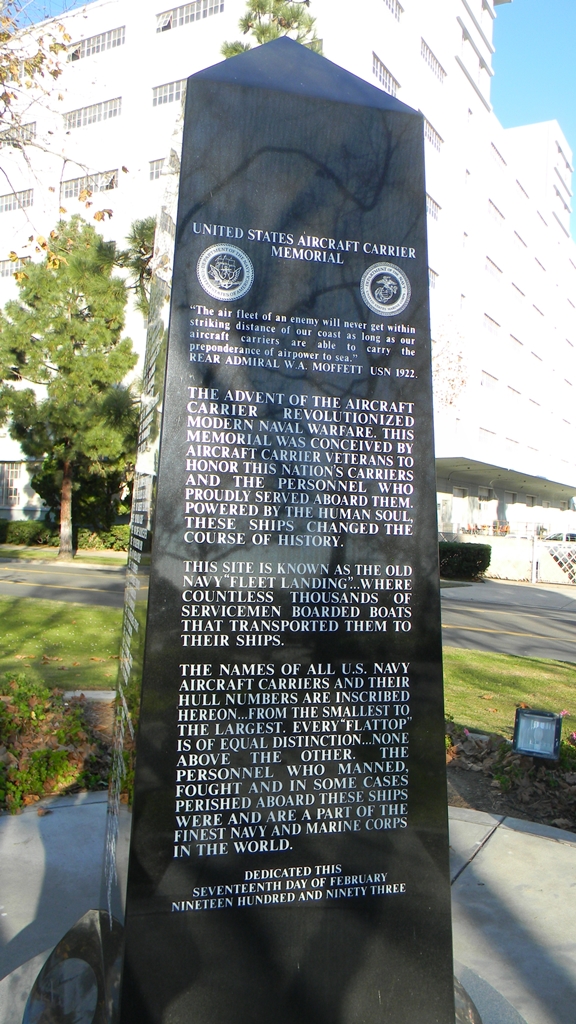 UNITED STATES AIRCRAFT CARRIER MEMORIAL SIDE A